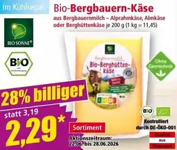 Norma Bio-Bergbauern-Käse Angebot