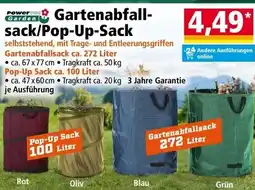 Norma Gartenabfall- sack/Pop-Up-Sack Angebot
