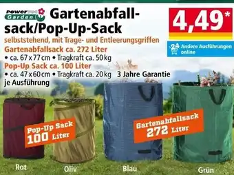 Gartenabfall- sack/Pop-Up-Sack