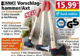 Norma Kraft vorschlag- hammer/axt mit Eschenholzgriff, Vorschlaghammer Angebot