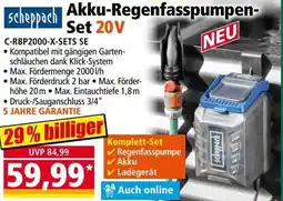 Norma Akku-Regenfasspumpen- Set 20V Angebot