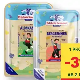 MPreis Erlebnis Sennerei Zillertal Käsescheiben Angebot
