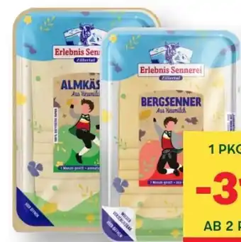 MPreis Erlebnis Sennerei Zillertal Käsescheiben Angebot