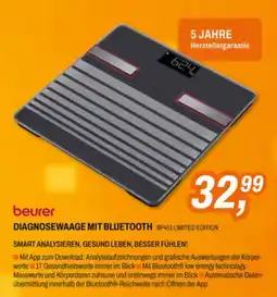 Expert Beurer diagnosewaage mit bluetooth bf451 limited edition Angebot