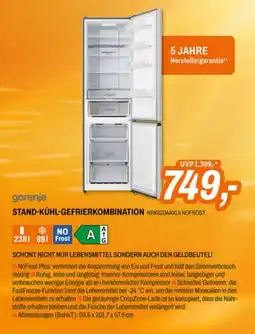 Expert Gorenje stand-kühl-gefrierkombination nrk620aaxl4 nofrost Angebot