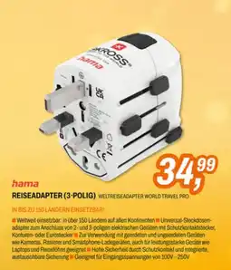 Expert Hama reiseadapter (3-polig) Angebot