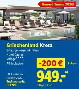 Lidl Reisen Griechenland Kreta Angebot