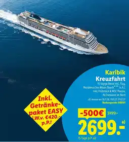 Lidl Reisen Karibik Kreuzfahrt Angebot