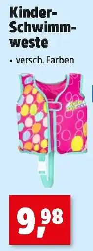 Thomas Philipps Kinder- Schwimmweste Angebot