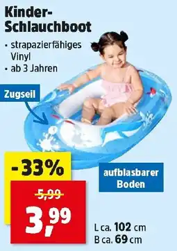 Thomas Philipps Kinder- Schlauchboot Angebot