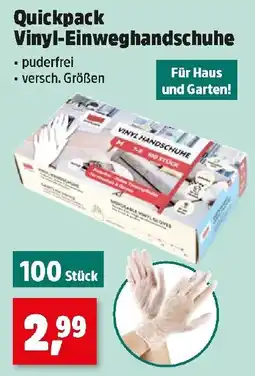Thomas Philipps Quickpack Vinyl-Einweghandschuhe Angebot