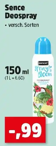 Thomas Philipps Sence Deospray Angebot