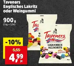 Thomas Philipps Taveners Englisches Lakritz oder Weingummi Angebot