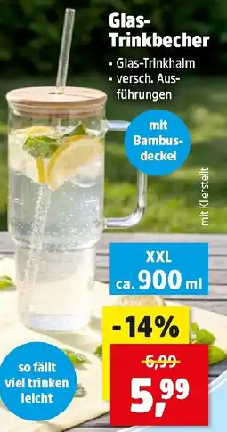 Thomas Philipps Glas Trinkbecher Angebot
