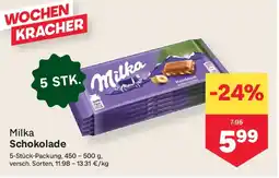 MPreis Milka Schokolade Angebot