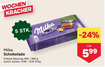 MPreis Milka Schokolade Angebot
