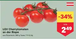 MPreis Lgv cherrytomaten an der rispe Angebot