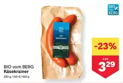 MPreis Bio vom berg käsekrainer Angebot