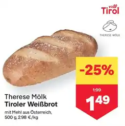 MPreis Therese Mölk Tiroler Weißbrot Angebot