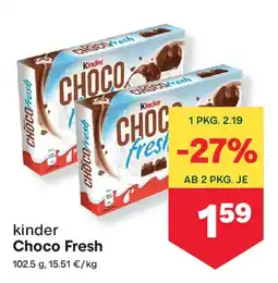 MPreis Kinder choco fresh Angebot