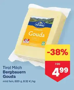 MPreis Tirol milch bergbauern gouda Angebot