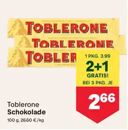 MPreis Toblerone Schokolade Angebot