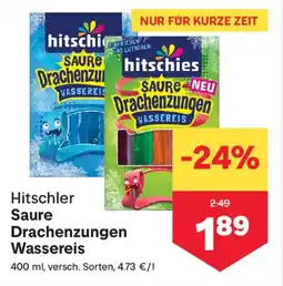 MPreis Hitschler saure drachenzungen wassereis Angebot