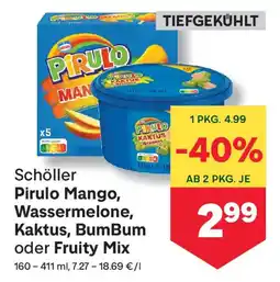 MPreis Pirulo mango, wassermelone, kaktus, bumbum oder fruity mix Angebot