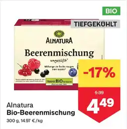 MPreis Alnatura bio-beerenmischung Angebot