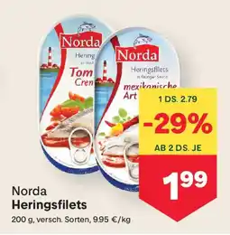 MPreis Norda Heringsfilets Angebot