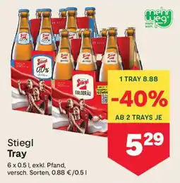 MPreis Stiegl Tray Angebot