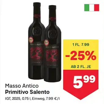MPreis Masso Antico Primitivo Salento Angebot