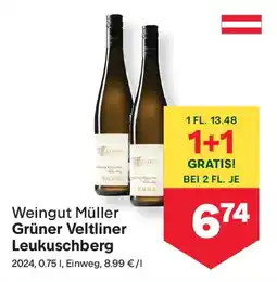 MPreis Weingut Müller Grüner Veltliner Leukuschberg Angebot