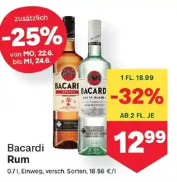 MPreis Bacardi Rum Angebot