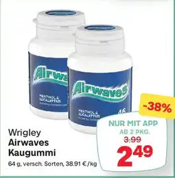 MPreis Wrigley Airwaves Kaugummi Angebot