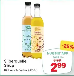 MPreis Silberquelle sirup Angebot