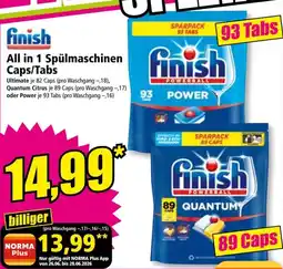 Norma All in 1 Spülmaschinen Caps/Tabs Angebot