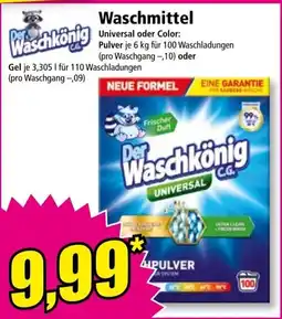 Norma Waschmittel Angebot