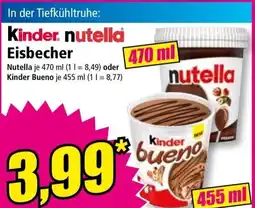 Norma Kinder nutella eisbecher Angebot