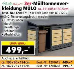 Norma 3er-mülltonnenver- kleidung mülo Angebot