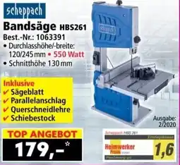 Norma Bandsäge hbs261 Angebot