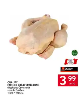 Transgourmet Quality hühner grillfertig lose Angebot
