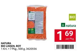 Transgourmet Natura bio linsen, rot Angebot