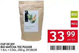 Transgourmet Cup of joy bio matcha tee pulver Angebot