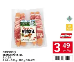 Transgourmet Greisinger bernerwürstel Angebot