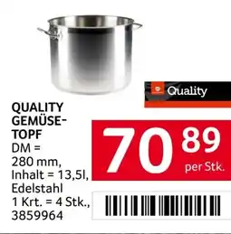 Transgourmet Quality gemüse topf Angebot