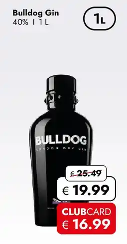 Travel FREE Bulldog gin 40% Angebot