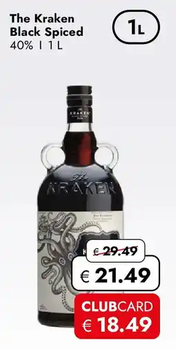Travel FREE The kraken black spiced 40% Angebot
