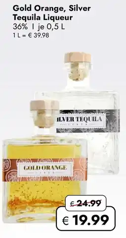 Travel FREE Gold orange, silver tequila liqueur 36% Angebot