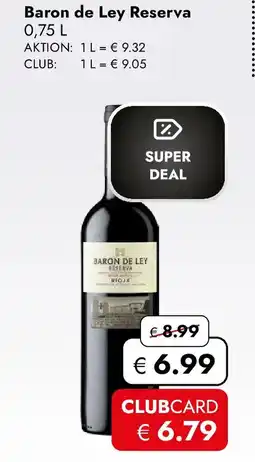 Travel FREE Baron de Ley Reserva Angebot